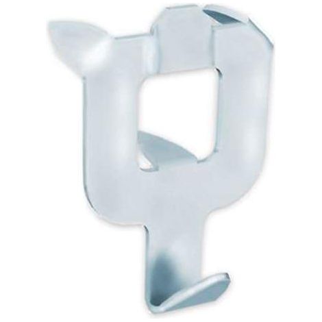 INOFIX cuelga cuadros metalico 3003-2 blanco , Cuelga cuadros metálico 3003-2 blanco (8 unidades), un set práctico de fijación diseñado para colgar cuadros y elementos decorativos