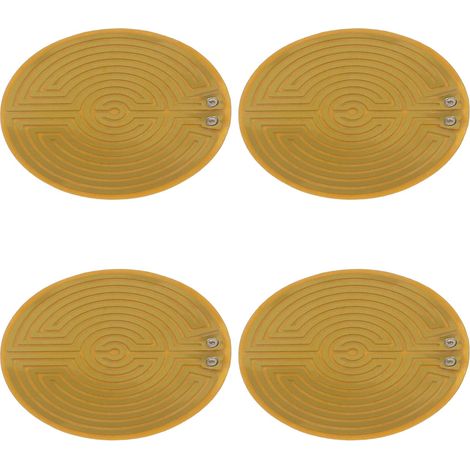 Lot de 10 dessous de tasse chauffants ronds en métal, compatibles avec la soudure USB, pour l'hiver. (1/5)