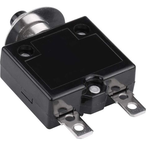 1 - Disjoncteur Thermique - Fusible Réarmable - Protection Surcharge Court-circuit 50V DC Pour Compresseur Industrie Automobile Noir 10 A (1/5)