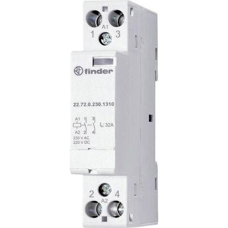 Finder 22.72.0.230.1310 Contattore d'installazione 2 NA 230 V 1 pz.