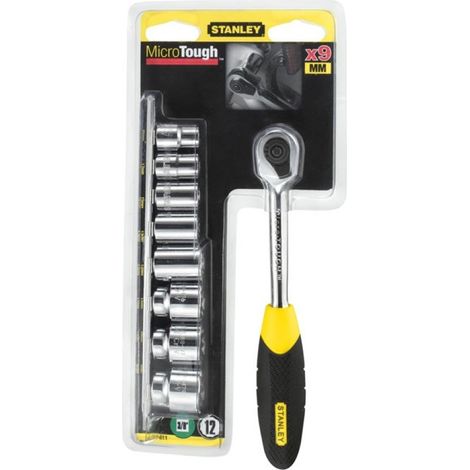 Cricchetto Microtough 1/4 +10 Bussole 0-94-610 Stanley - Swk Stanley