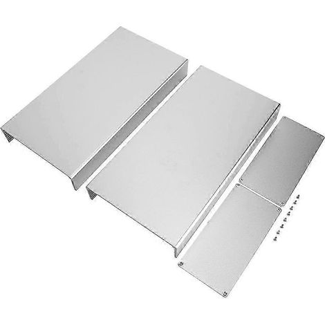 Silbernes, wärmeableitendes Montagegehäuse aus Aluminium für Leiterplatten, elektrisches GPRS-Zubehör, robustes und leichtes Gehäuse (1/4)