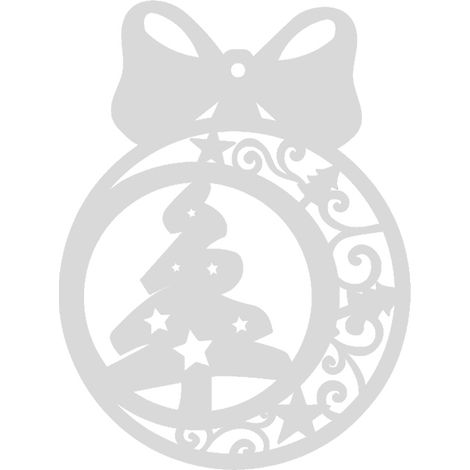 Durchbrochener Weihnachtsanhänger 15 £ - Weihnachtsdekoration