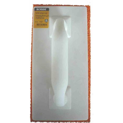 Reibebrett mit Schwammgummi 14x28cm, Auflage 20mm, rot