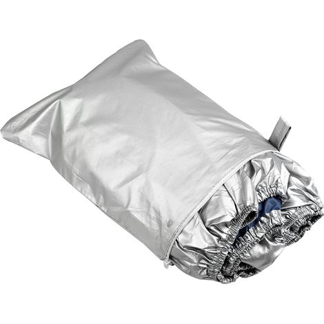 Housse de bateau robuste en tissu Oxford 300D, incassable, durable, indéchirable, imperméable, adaptée aux pistes à triple coque en V et aux bassboats,17-19 pieds (1/5)