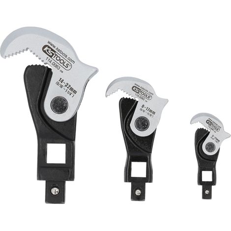 KS Tools 1/4 + 3/8 + 1/2 Multifunktions-Schlüssel-Satz, 3-tlg (1/5)