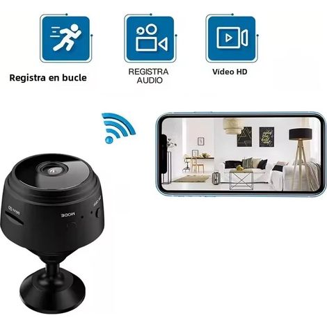 Caméra WiFi sans fil haute définition avec vision nocturne infrarouge (1/5)