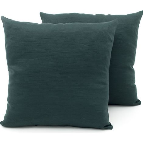 Coppia Cuscini Arredo Imbottiti Tessuto Ottoman In Tinta Unita Colore Verdone 08, misura40x40coloreVerdone 08 (1/4)