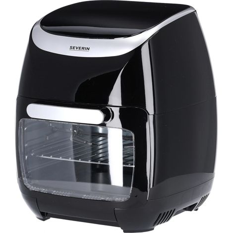 SEVERIN FR 2446 Friggitrice ad aria multifunzione, Friggitrice aria con 11 litri di capacità e controllo touch, Friggitrice senza grassi con numerosi accessori, Nero (1/5)