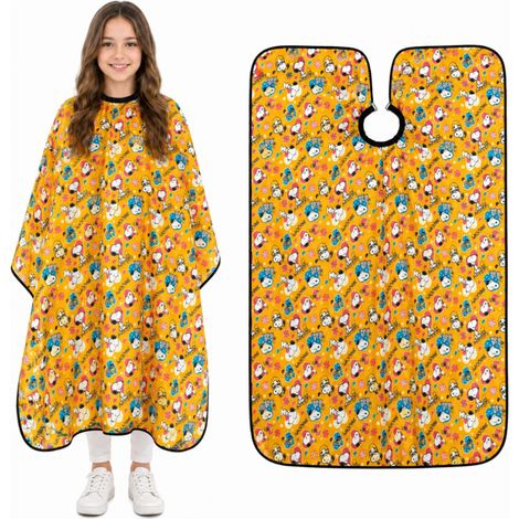 Capa/delantal de peluquería infantil de 116 cm (1/5)