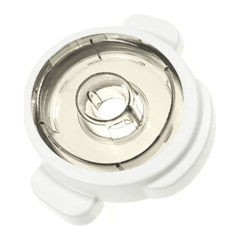 COUVERCLE+JOINT BLANC POUR PETIT ELECTROMENAGER MOULINEX - MS-0A19110 (1/2)