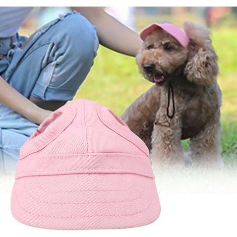 Baseballkappe für Hunde oder Katzen, Outdoor-Stil, mit verstellbarem Band, ideal für Reisen und Sommersport (blau, Größe S)