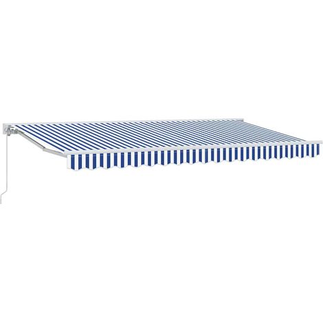 Maison Exclusive - Struttura della tenda Blu e Bianco 400 x 200 cm