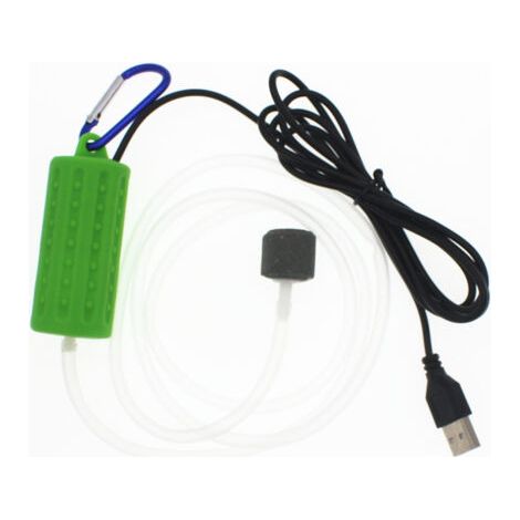 Mini pompe à air portable USB pour aquarium, pompe à oxygène USB, économie d'énergie. (1/5)