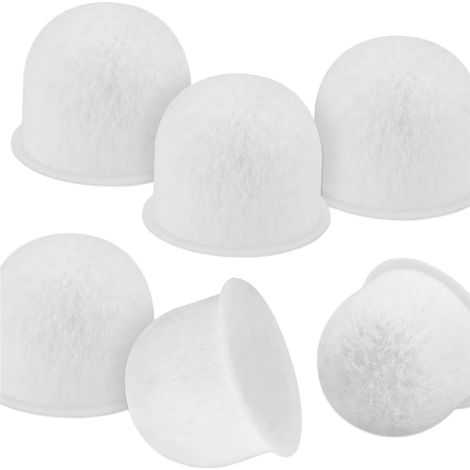 Lot de 6 filtres à eau et café de rechange de marque WGCM350, compatibles avec les modèles WGCM100S WGCM110S WGCM120S, charbon actif granulaire, réduction du goût pur et de l'eau dure (1/5)