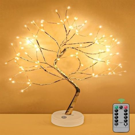 Arbre lumineux LED, 108 LED décoratives, branches lumineuses, 8 modes d'éclairage, intensité variable. (1/5)