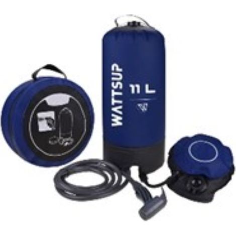 11L WattSUP Solar-Druckdusche - Schlauchgröße: 200 cm - Tank: 40 cm - Blau