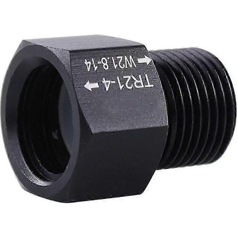 Adaptateur pour bouteille de CO2, convertisseur adaptateur T21-4 vers W21.8-14 pour bouteilles de CO2 (1/5)