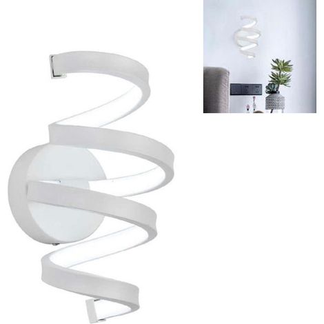 APPLIQUE MURALE INTÉRIEURE MODERNE SPIRALE 18W LUMIÈRE FROIDE ST-001 (1/4)