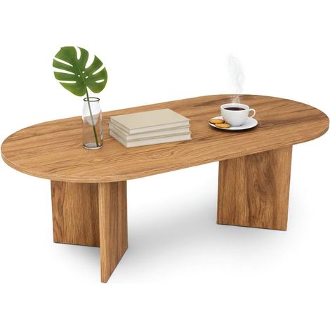 Dmora - Wohnzimmertisch Jurian, Niedriger Wohnzimmertisch, Kaffeeregal, Couchtisch für Sofa, 120x40 h60 cm, Nussbaum