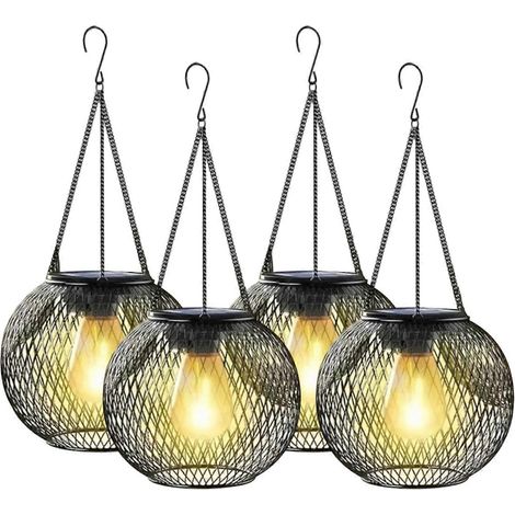 Lanterne suspendue pour jardin – Matériau amélioré et décorative – pour le camping et la cour – Mignonne et durable (1/5)