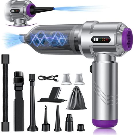 Akku-Handsauger 22000PA mit Blasfunktion für Auto & Zuhause (1/5)