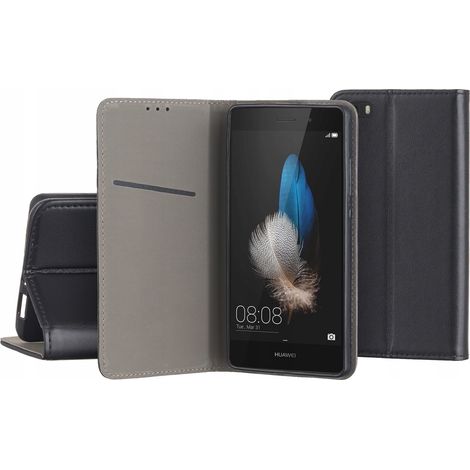 Schutzhülle für HUAWEI P8 LITE SMART MAGNETIC MIT FLAP + GLAS (1/5)