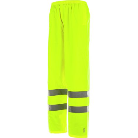 Pantalon de pluie haute visibilité EN 20471 1.2 et EN 343 3.1 Würth MODYF jaune M (1/5)