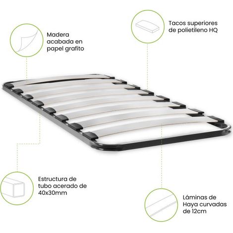 Somier láminas RX Graphite 90x190 (1/5)