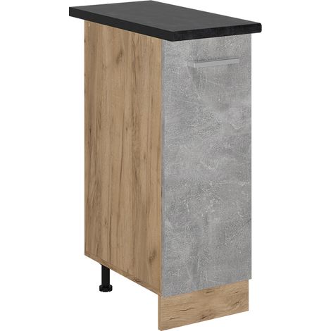 Meuble de cuisine R-Line, Béton, 30cm , PT Anthracite, Vicco (1/5)
