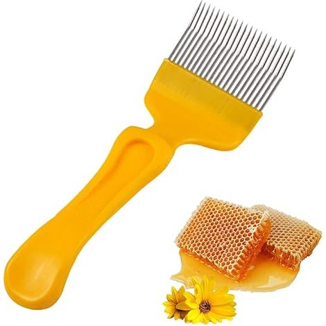 Stainless Steel Fork, Honey Comb, Fork, Forks, Honey Scraper, 21 Teeth, Honey Scraper, Accessories