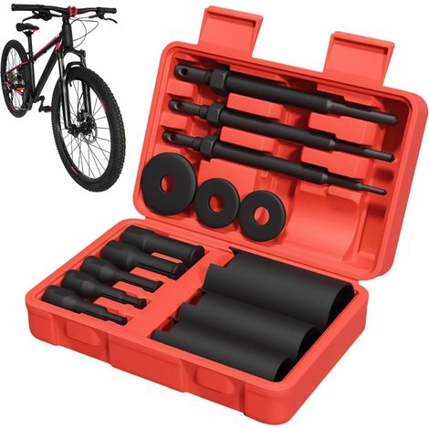 Extracteur Roulement Kit d'entretien pour Moyeu Bicyclette  Outil Extracteur De Roulement Moyeu Pour Atelier Domicile Garage Montagne Bord-De-Route Tout-Terrain À L'Extérieur (1/5)