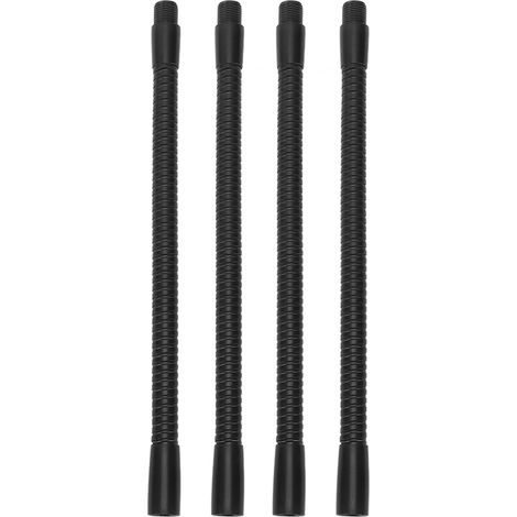 Lot de 4 tuyaux flexibles en aluminium de 10 mm de diamètre pour lampe de table ou de bureau, longueur 20 cm. (1/5)