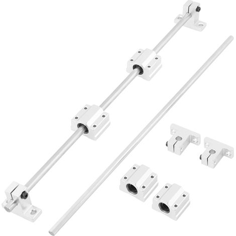 8 mm x 400 mm CNC Linearführungswelle SC8UU Lagerblock-Kit für 3D-Drucker (1/5)