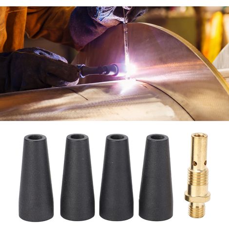 K3493-1 5-teiliges Airless-Düsenset mit kontinuierlichem Durchfluss und 1 Gasverteiler aus Messing, kompatibel mit Century FC90/80GL Forney Easy Weld Titanium Easy Flux Lincoln Craftsman Chicago (1/5)