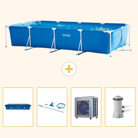 Intex Piscine Tubulaire Rectangulaire - 450x220x84 cm - 5-pièces  S109 (1/5)