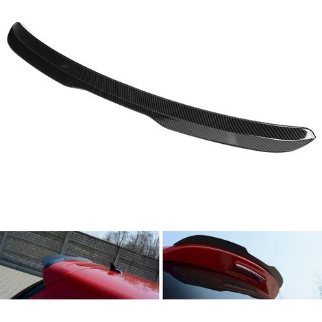 Fahrzeugmodifikationen 2009-2013: Maxton Heckspoiler für Volkswagen Golf 6 GTI mit Carbonfaser-Textur (übergroß)