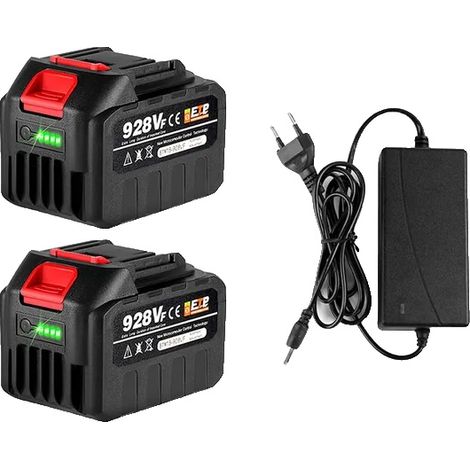 Batería de litio de alta capacidad (10000 mAh/20000 mAh), diseño ligero, cargador 2-928VF-1 (1/2)