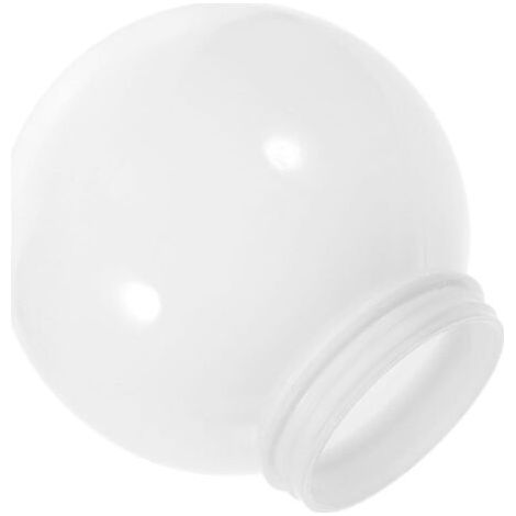 Abat Jour Boule Acrylique Extérieur avec Filetage Cache Lampe de Rue Accessoire Luminaire Résistant et Décoratif pour Remplacement Globe (1/5)