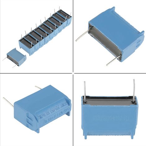 10 Pièces Condensateur pour Table de Cuisson Induction 0.33µF 630V AC 1200V DC