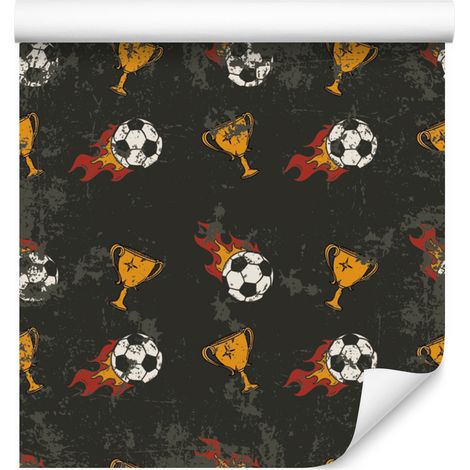 Papier peint football pour salon et chambre 50x1000 cm (1/5)