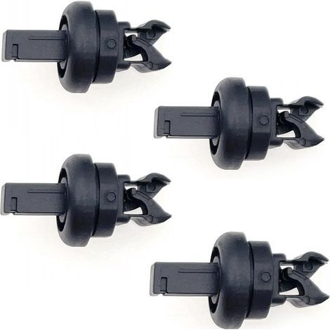 4x Kofferraum-Ablageclips 79916JD00A, 7705099001 8200675047 Befestigungsclips Seilaufhängung für Auto-Heckablage Schwarze Kunststoff-Formteil-Halteclips (1/5)