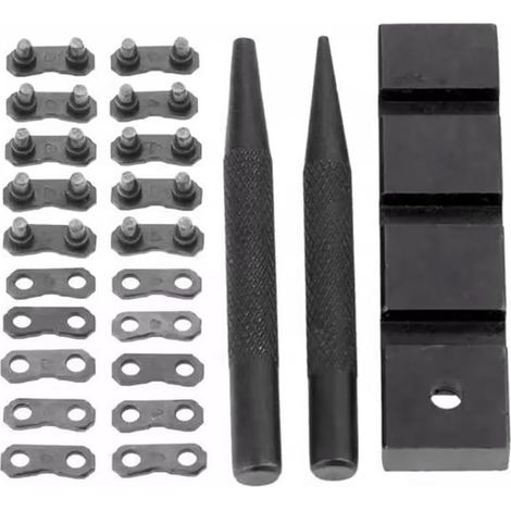 Kit Déchaineuse Pro 3/8" pour Tronçonneuse  Acier pour robuste, outil pro, démontage rapide, pour idéal terrain, compatible grosses scies (1/5)