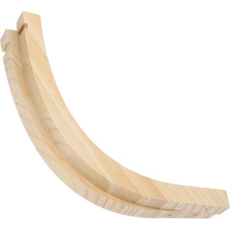 Crochets muraux en bois pour plantes d'intérieur, lot de 2, beige (1/5)