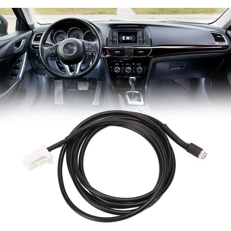 Adaptateur audio auxiliaire avec connecteur femelle 3,5 mm pour autoradio Clarion d'origine Suzuki SX4 Grand Vitara 2007-2010. (1/5)
