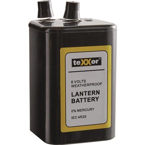 Batterie 3600 6 V 7 Ah IEC 4R25 TEXXOR (1/3)