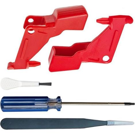 Bouton de Commutation de Déclenchement de Remplacement pour Aspirateur pour Dyson V10 V11 SV12 SV14, Bouton de Commutation Rouge (1/4)