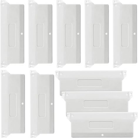 Plaques de poids pour stores verticaux californiens 10 pièces Poids pour stores verticaux Lames de stores verticaux 127 mm Blanc (1/5)