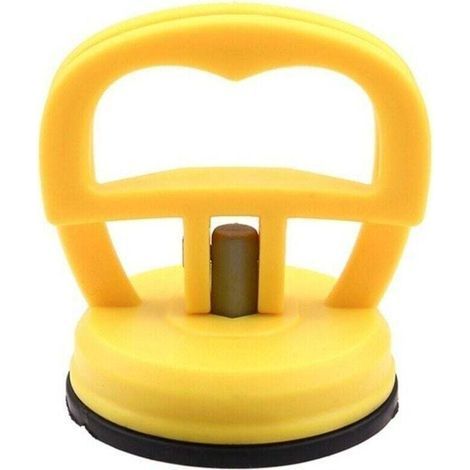 Jaune 58mm voiture indentation réparation extracteur force traction ventouse carrosserie panneau de réparation téléphone portable outil de montage d'écran (1/4)