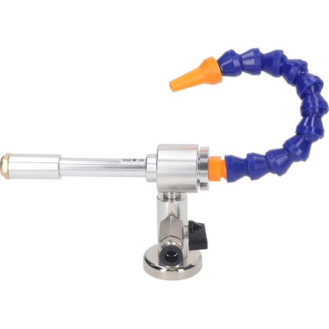 Pistolet à air froid vortex 5 pièces, alliage d'aluminium 7 bars, tube flexible, refroidissement sec pour usinage plastique et métal (1/5)
